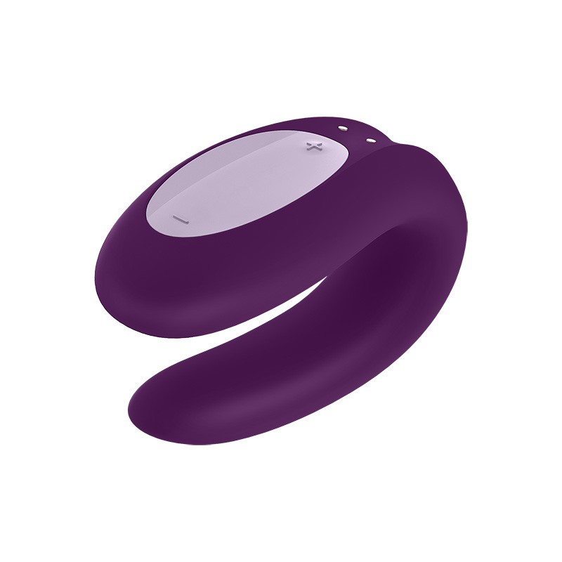 Double Joy Vibrador Para Parejas Con APP Morado - Imagen 4