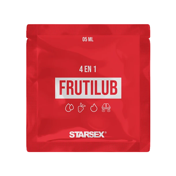 Sachet Lubricante 4 en 1 FrutiLub 5ml