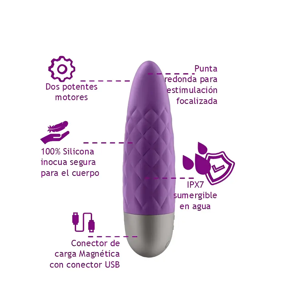 Vibrador Bala Satisfyer Ultra Power Bullet 5 - Imagen 2